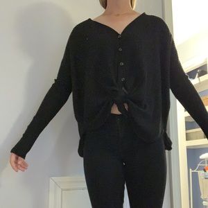 cute soft black shirt